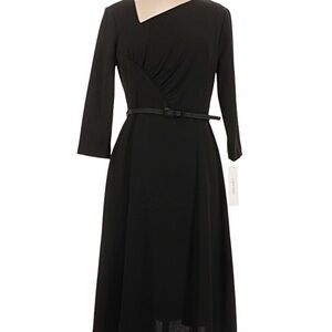Calvin Klein Black Long Sleeve Dress